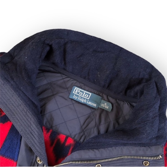 Rare Polo By Ralph Lauren Fleece Pullover Classic Americana - Size M - Picture 5 of 13